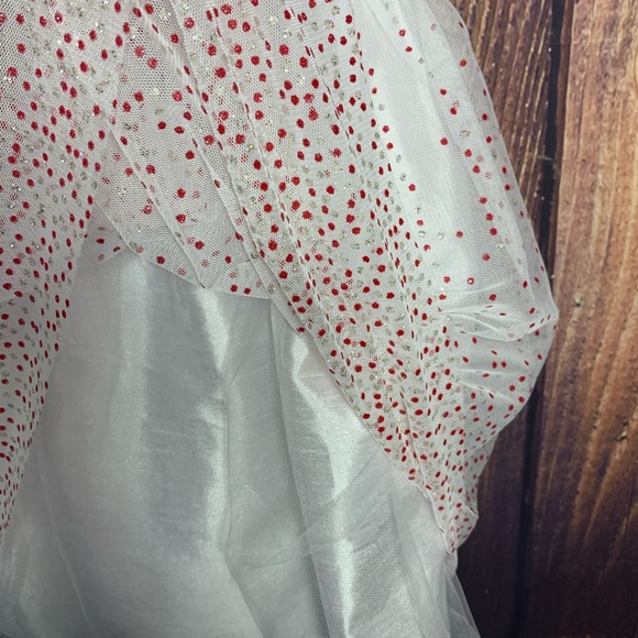 Holiday Editions Red Dress w/Tulle & Sparkles 3T - Picture 4 of 6